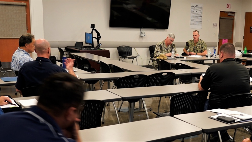 Deputy Commander for Logistics, Maintenance &amp; Industrial Operations Visits Pearl Harbor Naval Shipyard