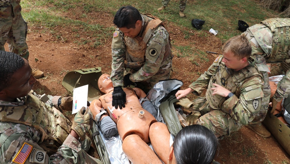 Hawaii Army Combat Medic Simulation Training