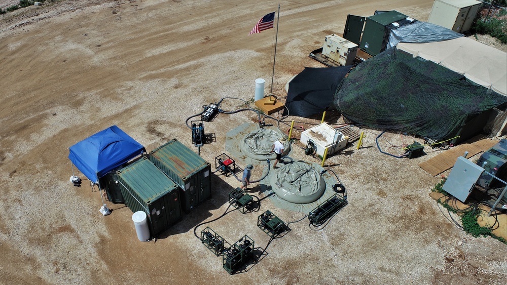Army DEVCOM Graywater Waste Recycling Prototype Demonstration with EODMU5 during Valiant Shield 2022
