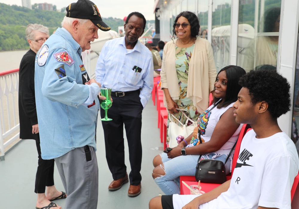 Gold Star Families enjoy Riverboat ride