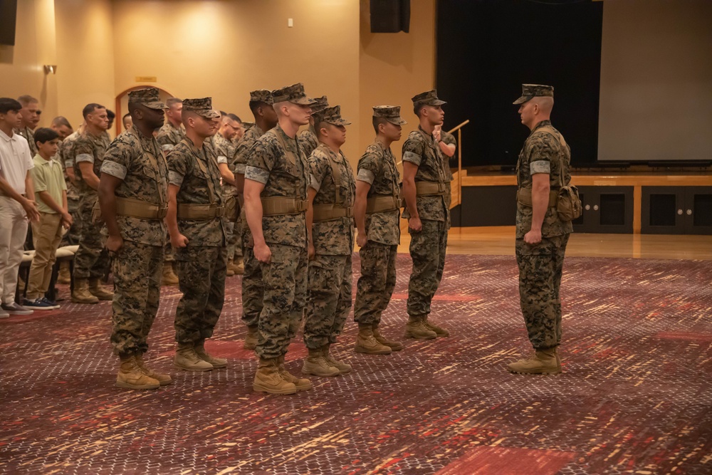 3rd Maintenance Battalion conducts a change of command ceremony