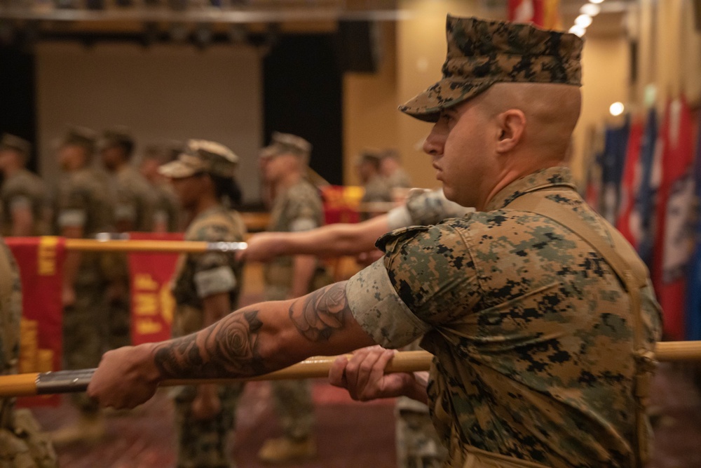 3rd Maintenance Battalion conducts a change of command ceremony