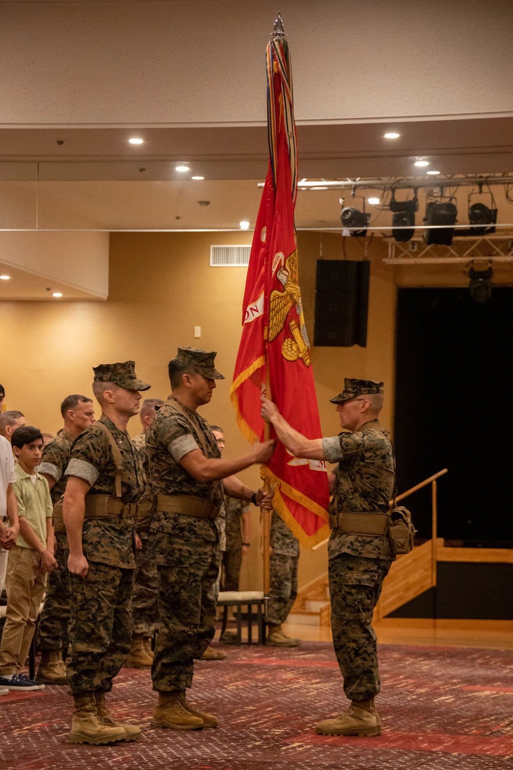 3rd Maintenance Battalion conducts a change of command ceremony