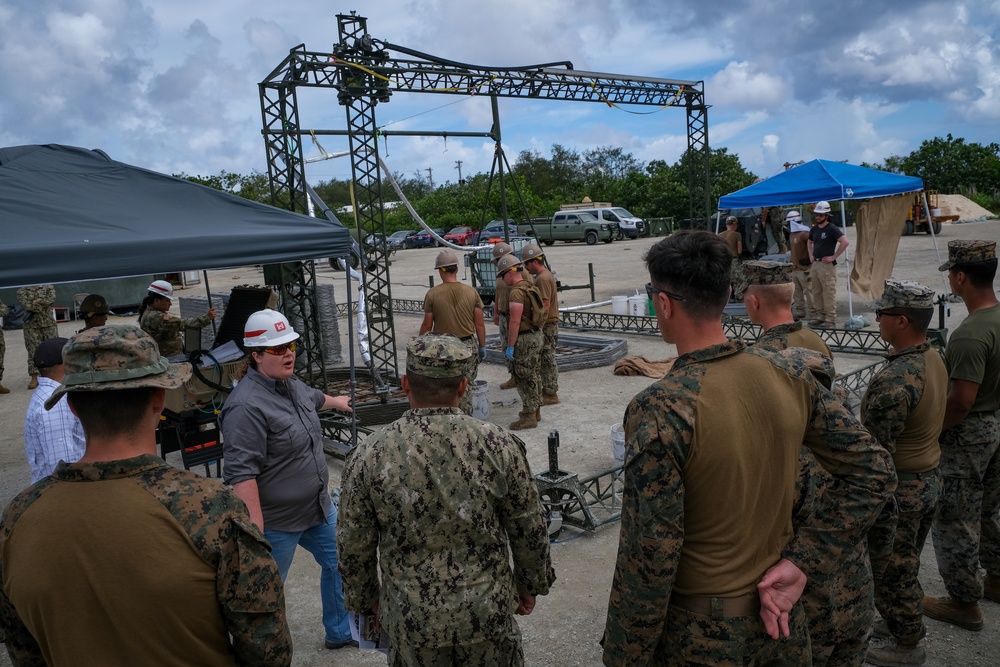 3D Concrete Printing Operational Demonstration During Valiant Shield 2022