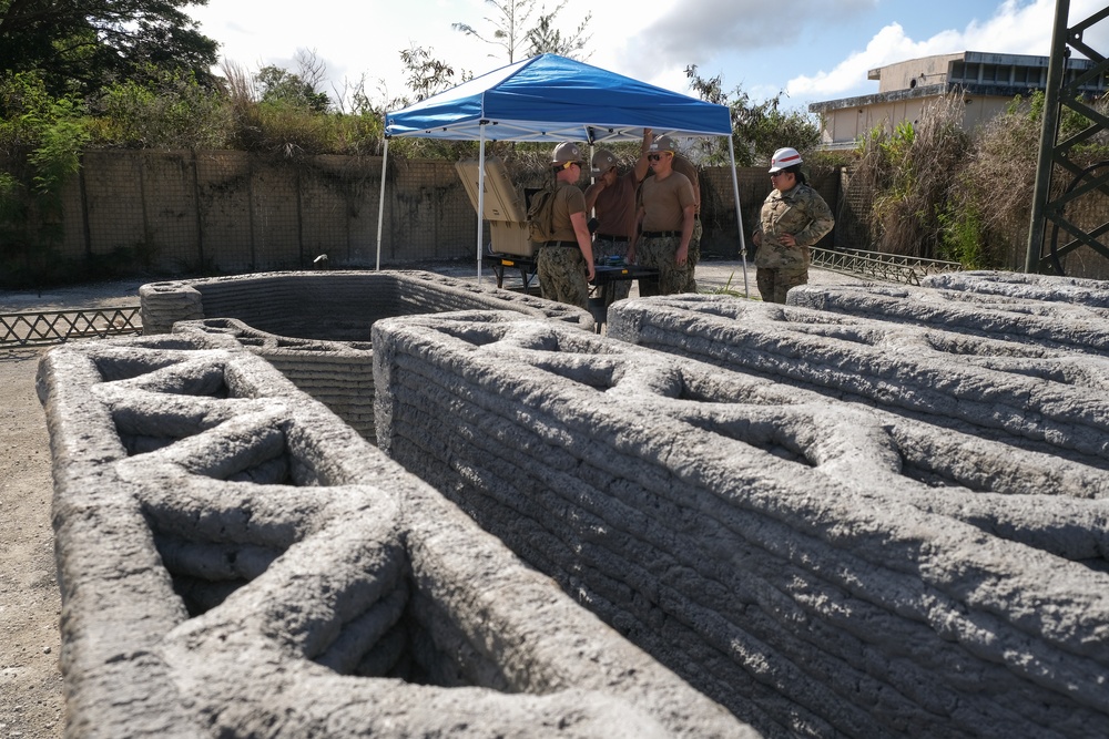 3D Concrete Printing Operational Demonstration During Valiant Shield 2022