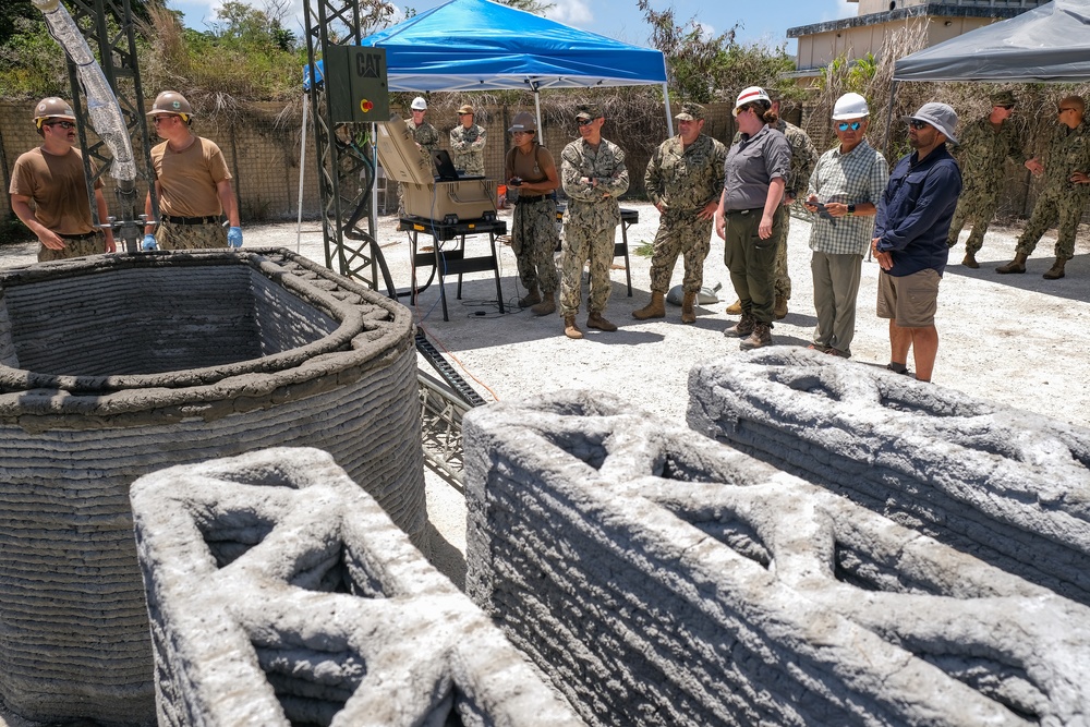 3D Concrete Printing Operational Demonstration During Valiant Shield 2022