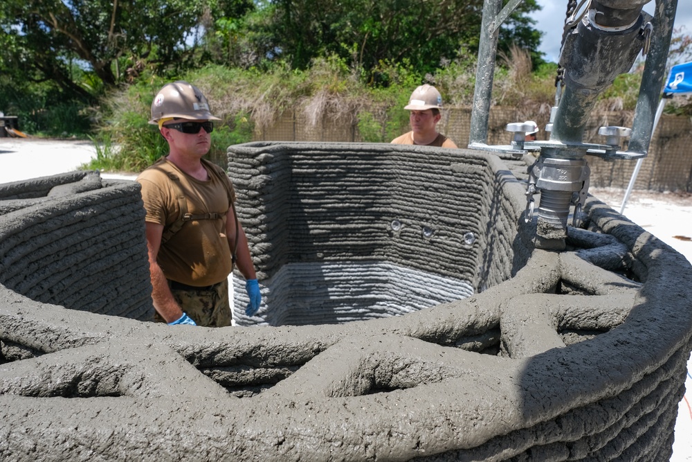 3D Concrete Printing Operational Demonstration During Valiant Shield 2022