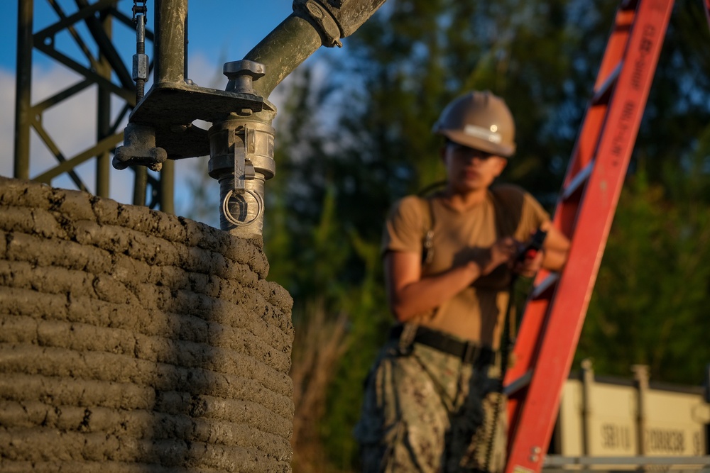 3D Concrete Printing Operational Demonstration During Valiant Shield 2022