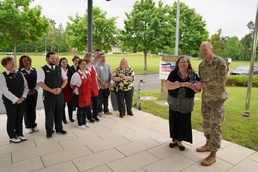 Tower Barracks Army Lodging team receives Lodging Operations Award and recognized the Supervisor of the Year