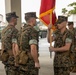 3rd Landing Support Battalion conducts a change of command ceremony