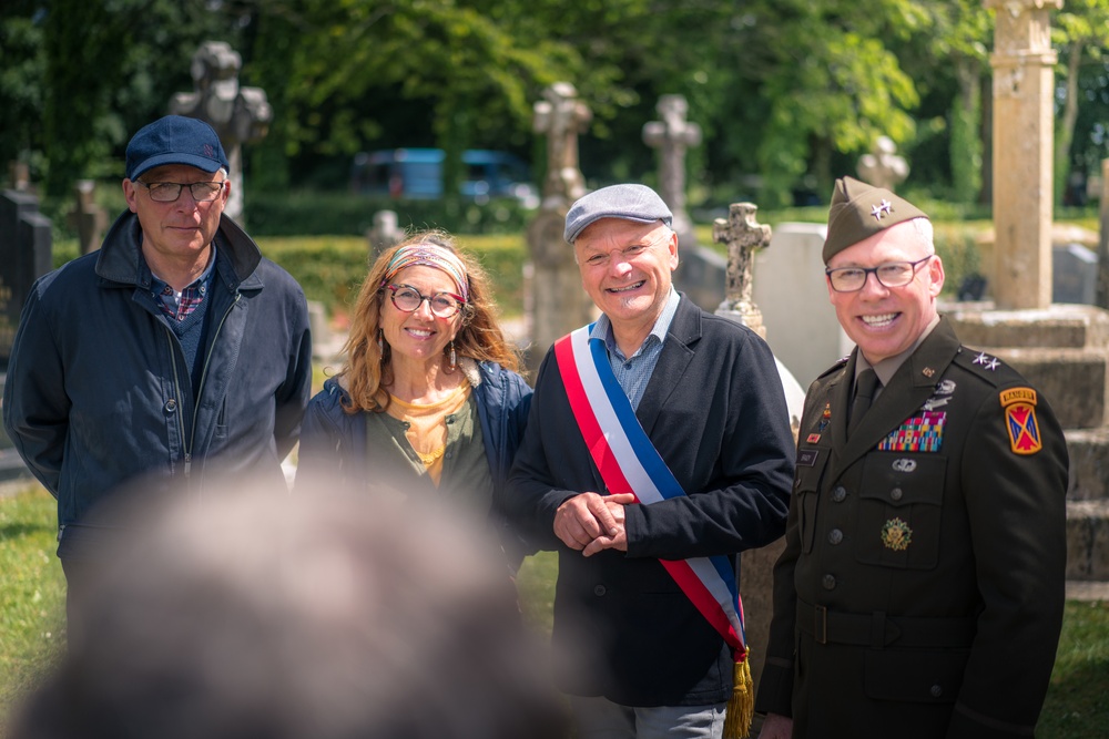 78 years to the day: Descendants of woman who saved the lives of three paratroopers on D-Day share family’s story