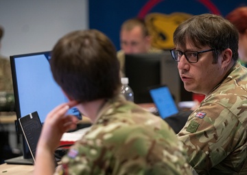 Multinational logistics: EUCOM Control Center-Ukraine/International Donor Coordination Centre at Patch Barracks, Germany