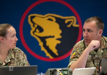 Multinational logistics: EUCOM Control Center-Ukraine/International Donor Coordination Centre at Patch Barracks, Germany