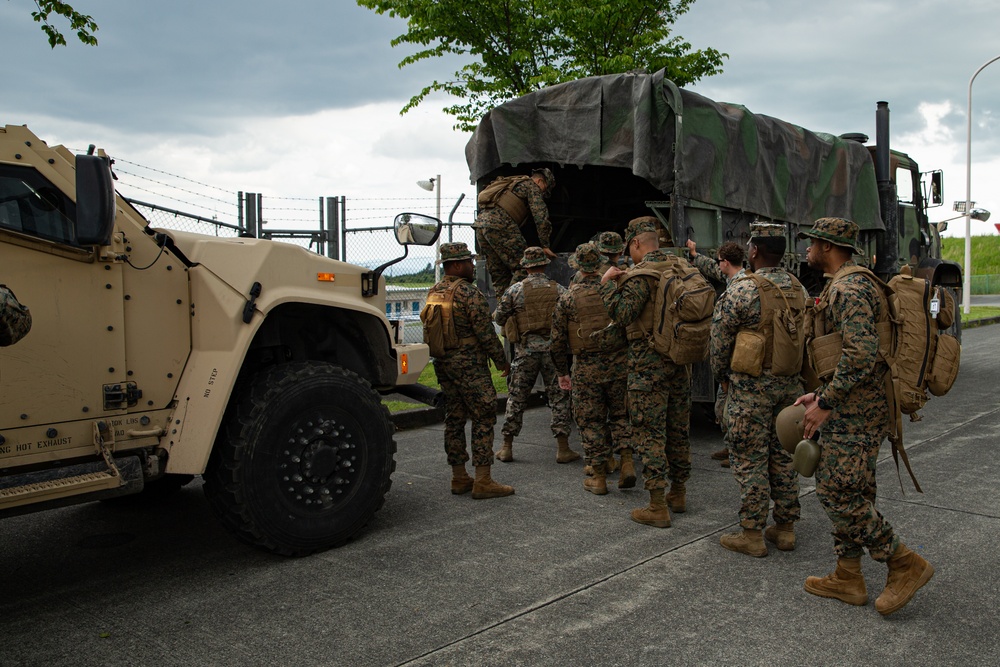 CLB-4 Marines conduct Air Delivery Operations during Exercise Shinka 22.1