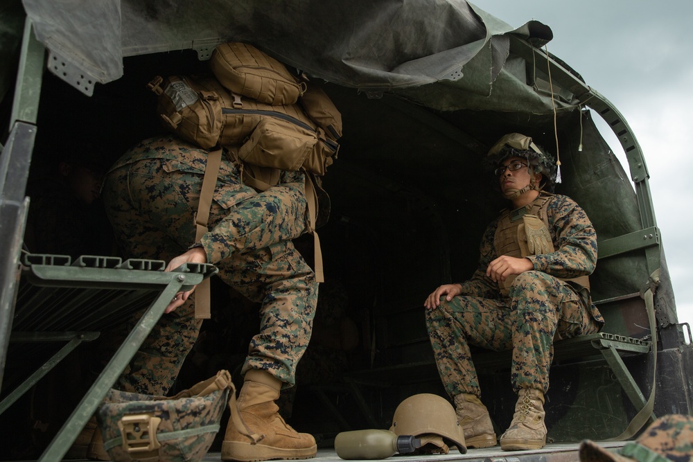 CLB-4 Marines conduct Air Delivery Operations during Exercise Shinka 22.1