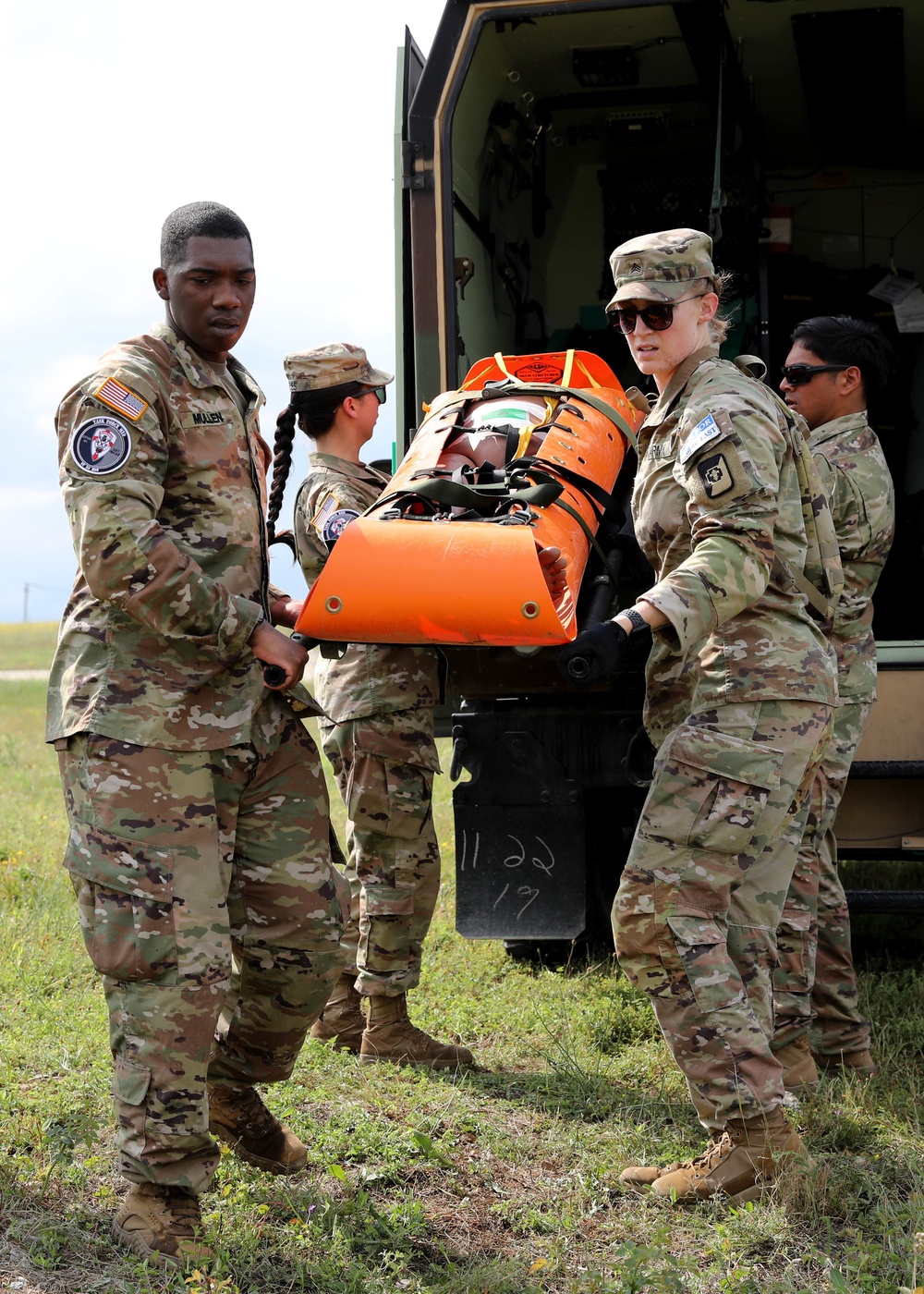 Task Force Med Soldiers compete in Crusader Challenge during Kosovo deployment