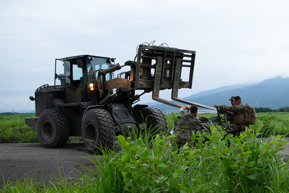 CLB-4 Marines conduct Air Delivery Operations during Exercise Shinka 22.1