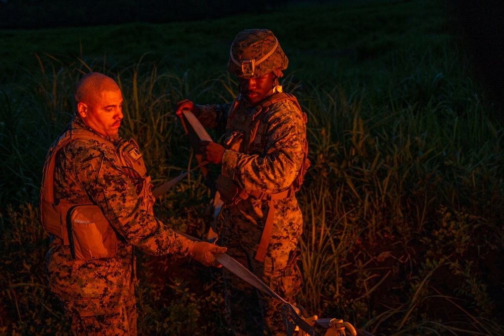 CLB-4 Marines conduct Air Delivery Operations during Exercise Shinka 22.1