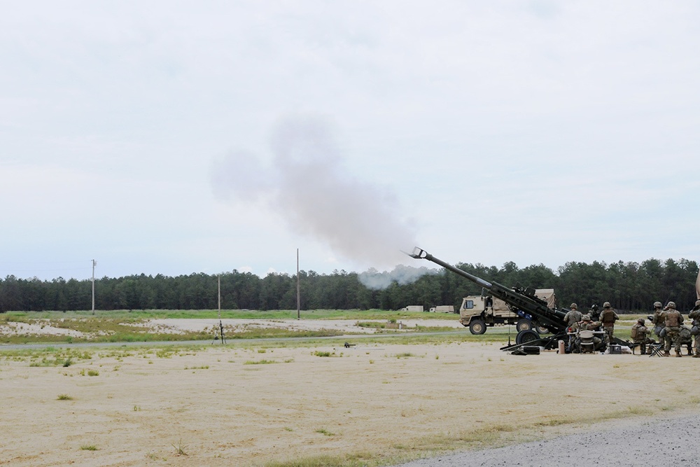 Fort Dix – 3-112th FA (Field Artillery) – Artillery Live Fire Howitzer