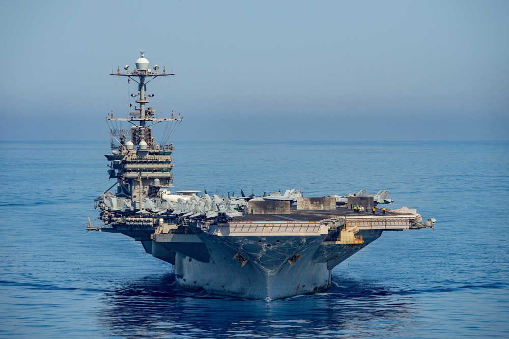 The Harry S. Truman Carrier Strike Group is on a scheduled deployment in the U.S. Naval Forces Europe area of operations, employed by U.S. Sixth Fleet to defend U.S., Allied and Partner interests.