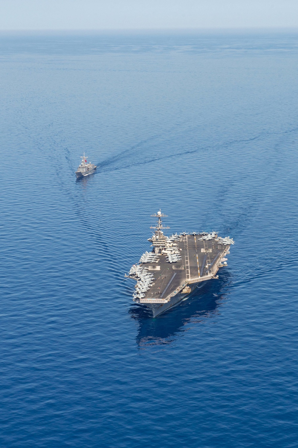 The Harry S. Truman Carrier Strike Group is on a scheduled deployment in the U.S. Naval Forces Europe area of operations, employed by U.S. Sixth Fleet to defend U.S., Allied and Partner interests.