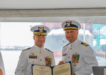 New commanding officer at the helm of USCGC Legare