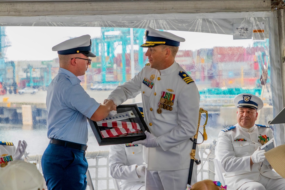 New commanding officer at the helm of USCGC Legare