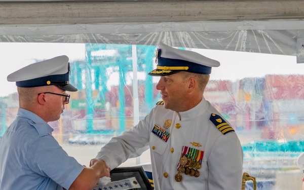 New commanding officer at the helm of USCGC Legare