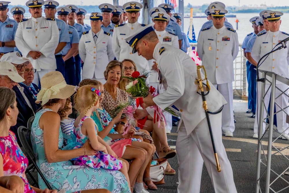 New commanding officer at the helm of USCGC Legare