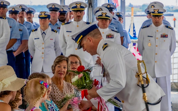 New commanding officer at the helm of USCGC Legare
