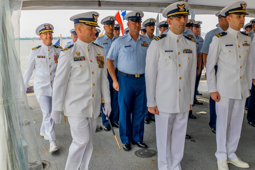 New commanding officer at the helm of USCGC Legare