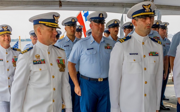 New commanding officer at the helm of USCGC Legare