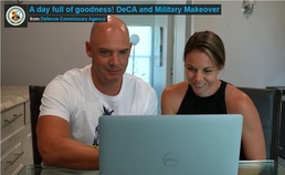 DeCA supports veteran family featured in Military Makeover TV show with groceries donated by industry through Commissary CLICK2GO