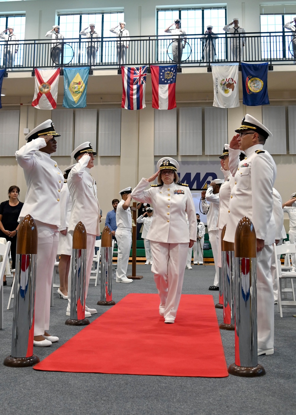 USMRTC Sigonella Hold Change of Command Ceremony