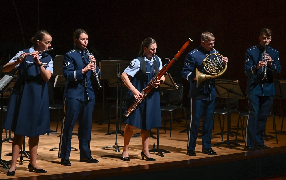 United States Air Force Band of the West Nightwatch and Mission Winds perform in Puerto Rico