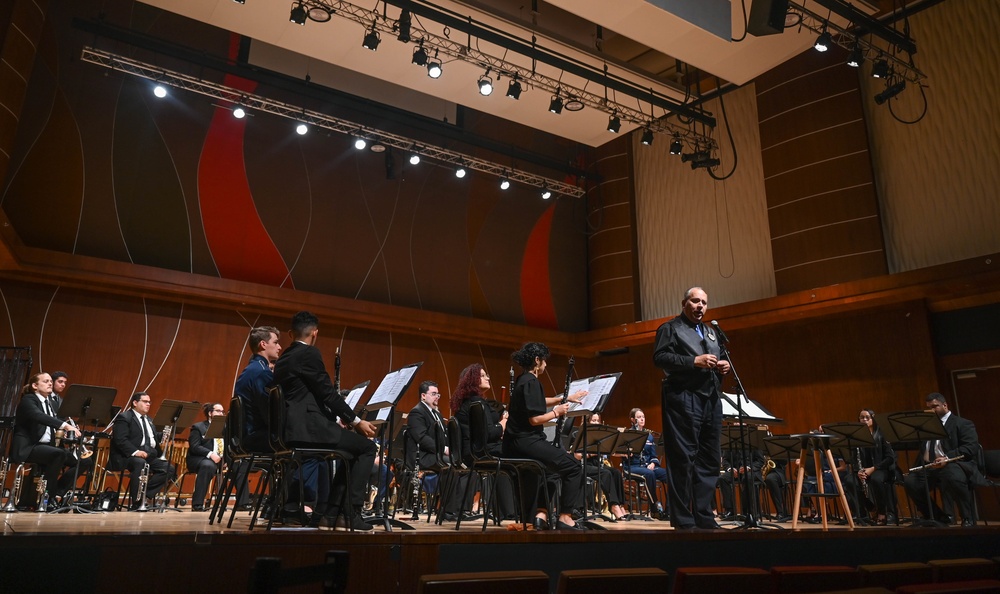 United States Air Force Band of the West Nightwatch and Mission Winds perform in Puerto Rico