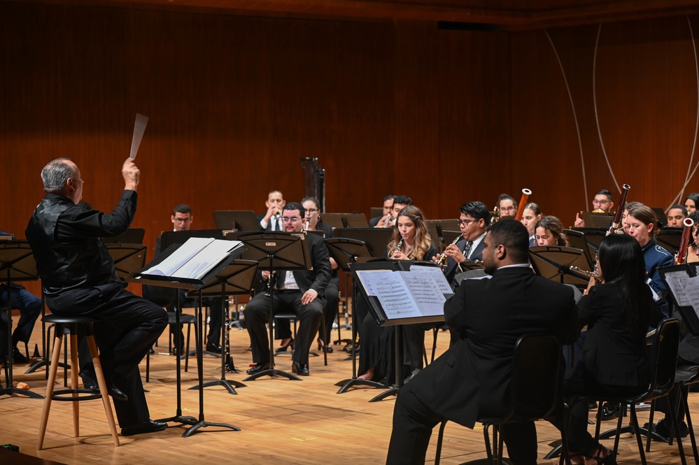 United States Air Force Band of the West Nightwatch and Mission Winds perform in Puerto Rico