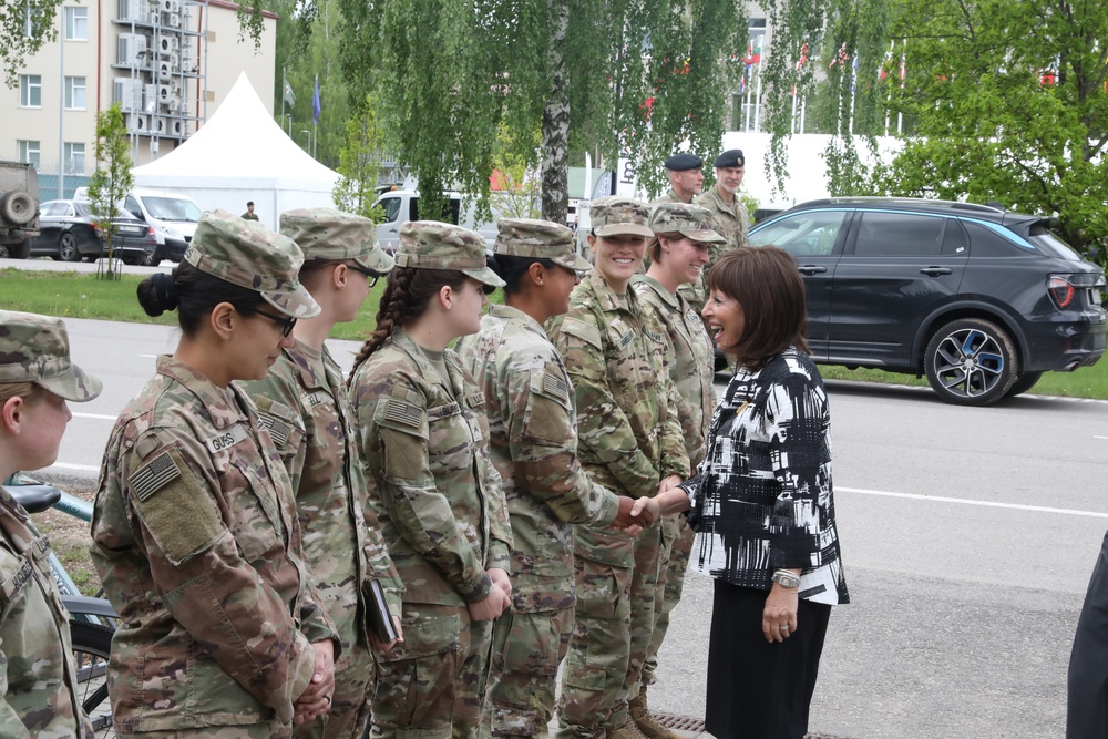 CODEL and V Corps DCG visit FOS Adazi