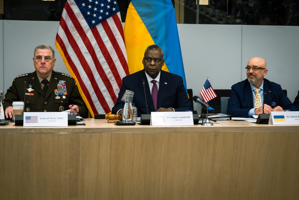 SECDEF Hosts Third Ukraine Defense Contact Group at NATO headquarters