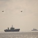 USS Mount Whitney, HMS Defender, and Swedish JAS-39 Gripens operate together