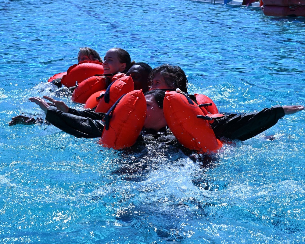 908th AES conducts water survival training