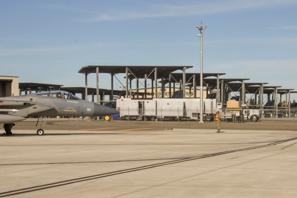 Operational testing of ACE trailer at Fresno ANG base