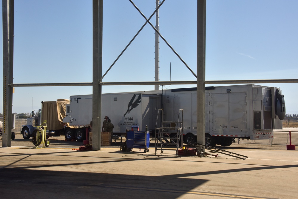 Operational testing of ACE trailer at Fresno ANG base