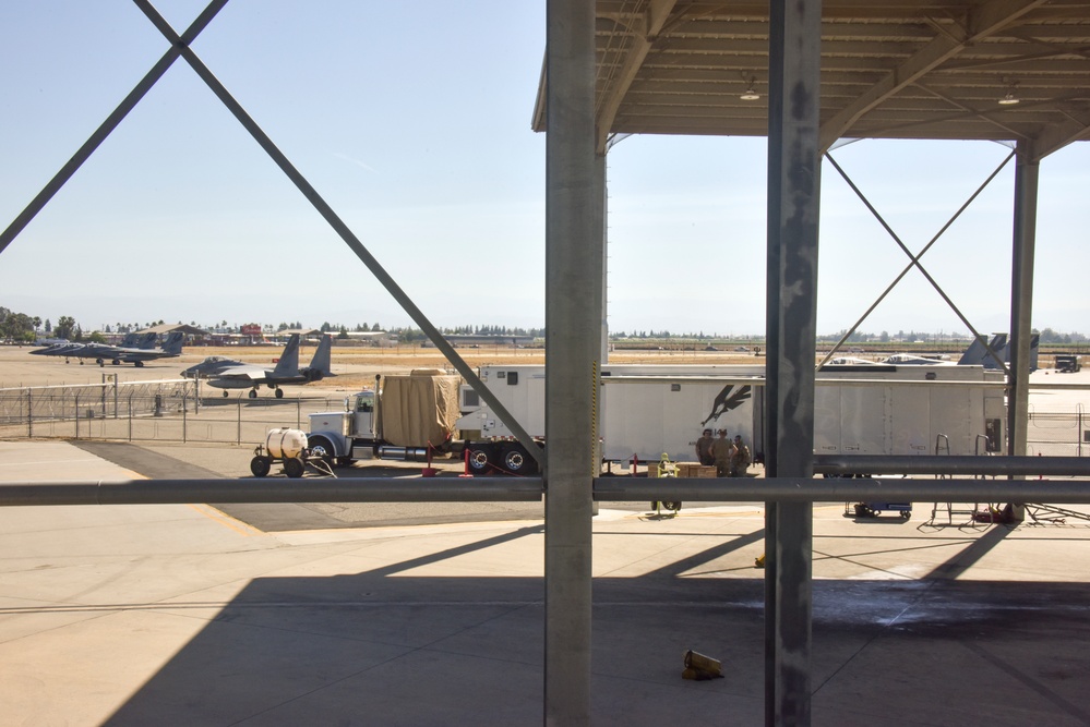 Operational testing of ACE trailer at Fresno ANG base