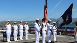 USS Wichita Holds Change of Command Ceremony