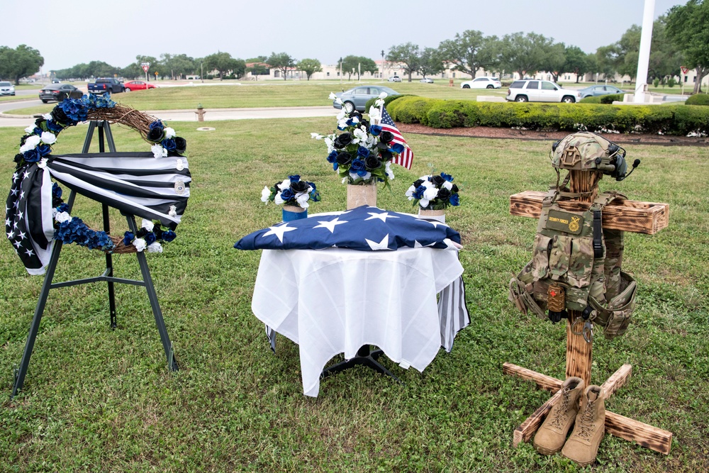 Police Week retreat ceremony