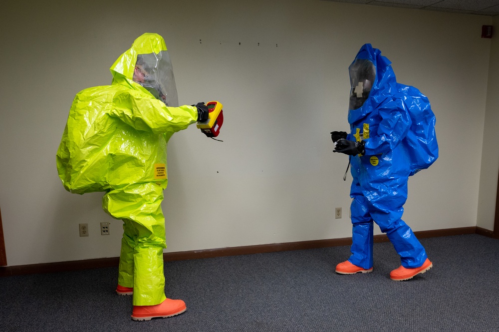 45th MDG Bioenvironmental team conducts biological warfare agent response exercise