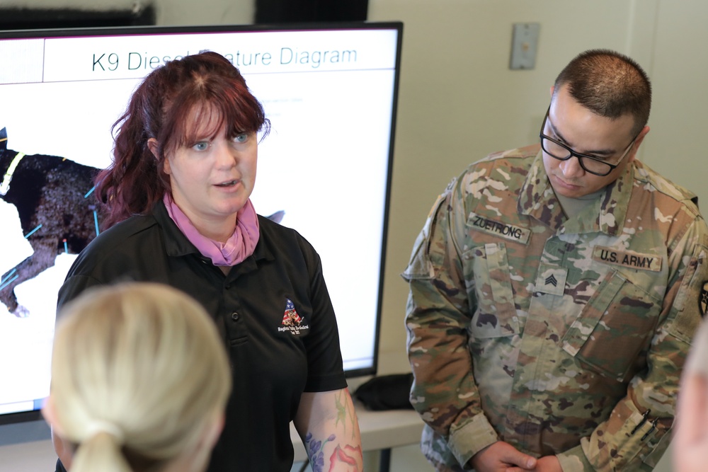 Army Reserve medics train with special effects makeup