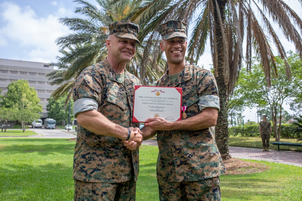 Marine Forces Reserve Band Receives Col. George S. Howard Citation of Musical Excellence Award