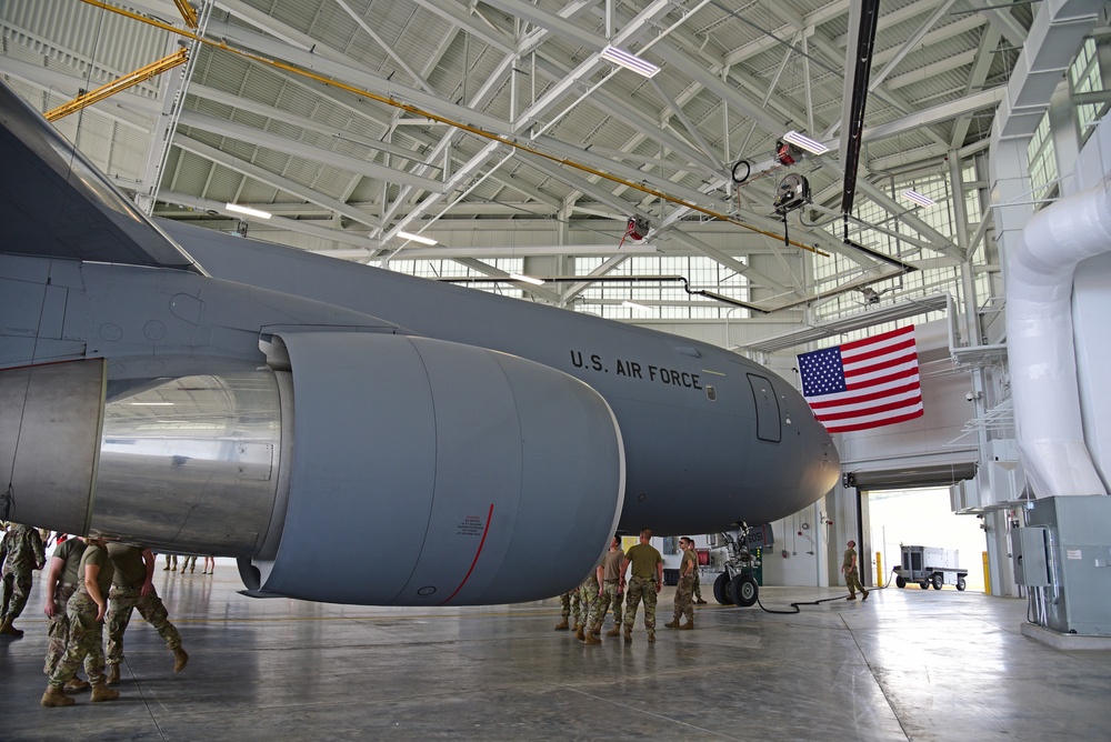 134th ARW opens $31 million hangar, vies for next-gen refueling tanker